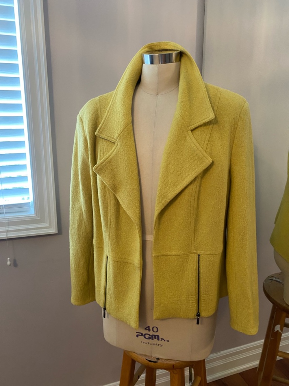 laura plus yellow mustard jacket ladies size 18 .